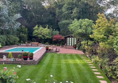 Regular mowing schedule by Adam’s Gardening for consistent growth