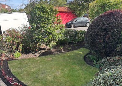 Healthy green turf installed and maintained by Adam’s Gardening